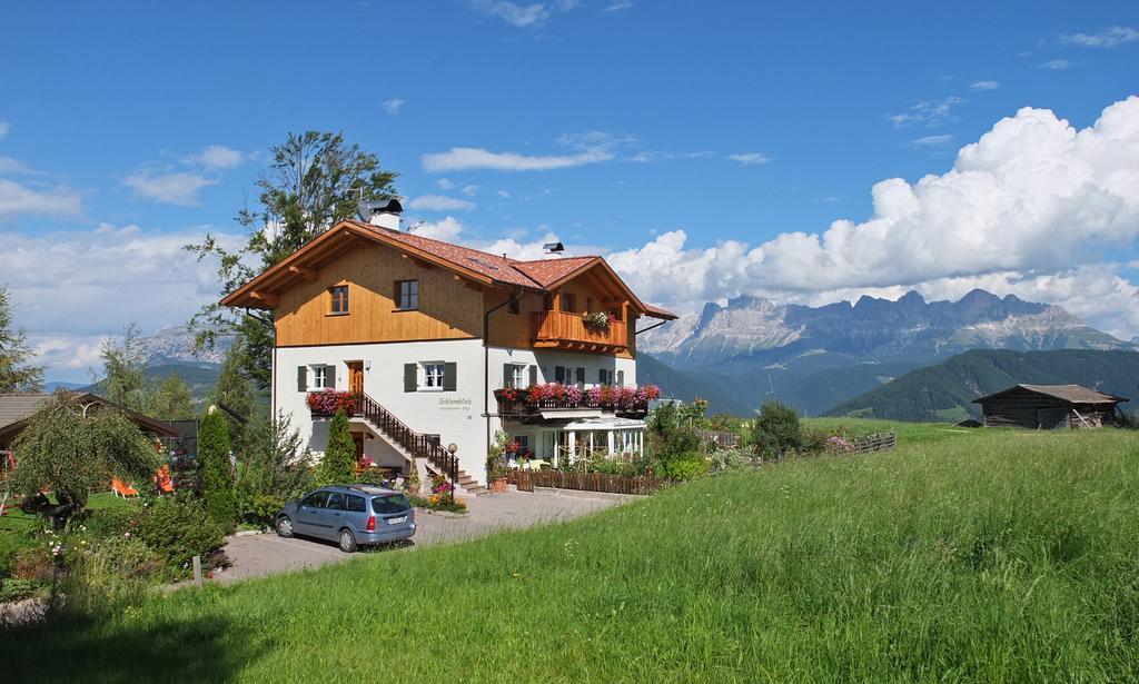 Appartement Haus Schlernblick à Nova Ponente Extérieur photo